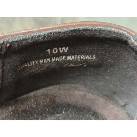 Easy Street Comfort Wear Wedge Heels Dark Red Brown Dress Shoes Size 10 - 2 Pair - Picture 4 of 10